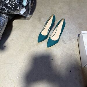 Chic Teal Women's Heels